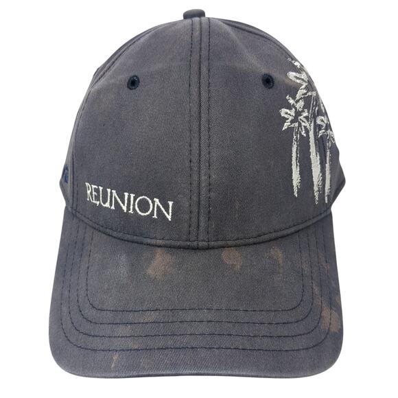 Reunion Fitted Baseball Cap Blue XL Embroidered Vented Holes Pukka Headwear - Picture 1 of 11